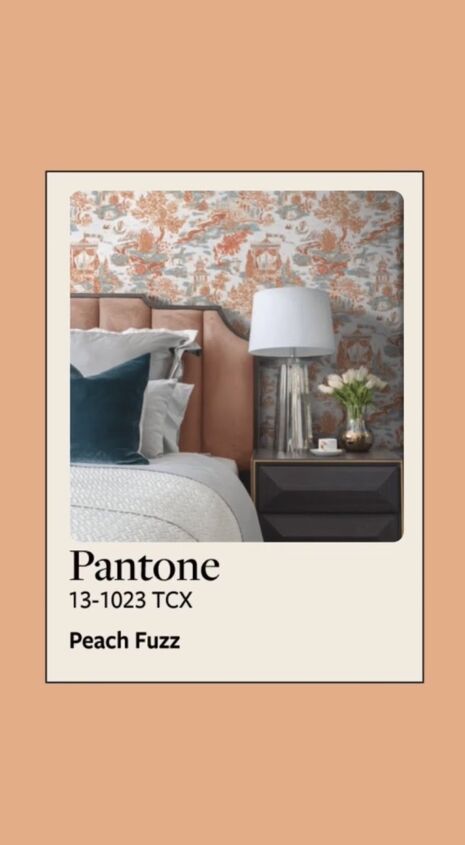 peach fuzz decor, Pantone Peach Fuzz