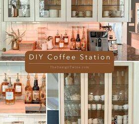 make a special diy coffee bar you ll love in 4 easy steps, DIY coffee bar with an ice machine coffee maker syrups and tea