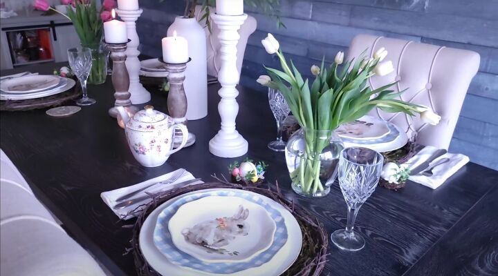 easter tablescape, Cute Easter tablescape for spring