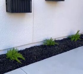 front porch decor for spring, Walkway with minimal plants