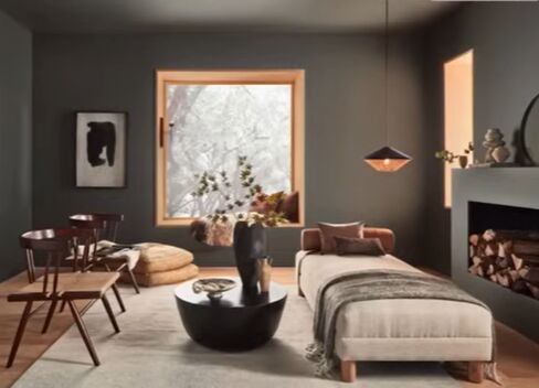 how to choose paint colors for your home interior, Dark walls for a cozy and intimate vibe