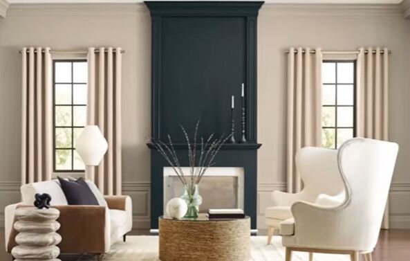 how to choose paint colors for your home interior, Using crown molding and paint to create the illusion of taller ceilings