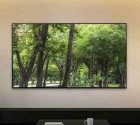 decorating around a tv, Disguising a TV with greenery