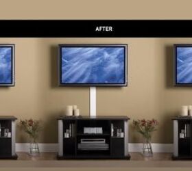 decorating around a tv, Covering the TV wires