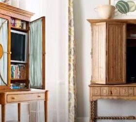 decorating around a tv, Storaging the TV inside a cabinet