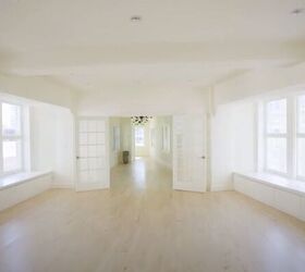 apartment staging, Unfurnished and undecorated apartment