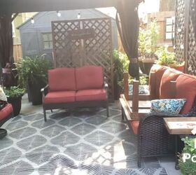 afro boho, Cozy outdoor seating area