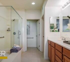 home staging before and after, Bathroom after