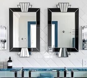 Art Deco style bathroom