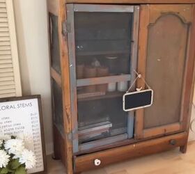 Using a pie cabinet for storage