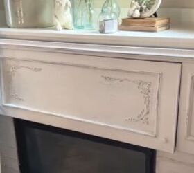 Fireplace with a piano cover