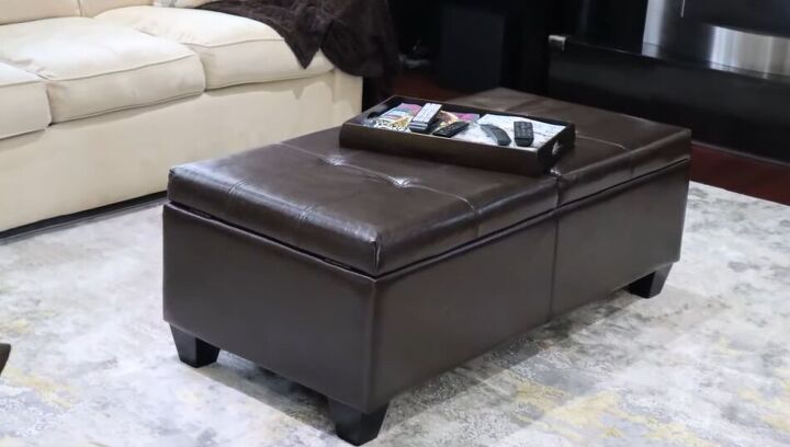 Ottoman instead of a coffee table