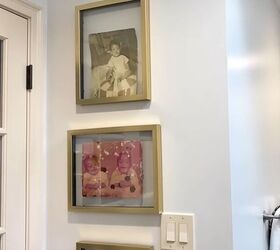 bathroom decor, Framed baby pictures