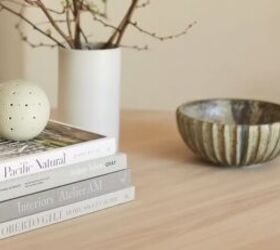 Displaying books on a coffee table