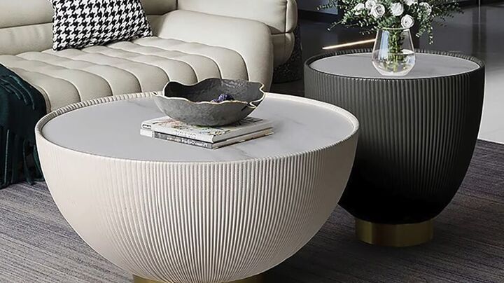 how to choose a coffee table, Oval coffee tables