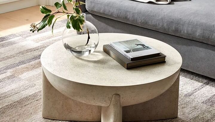 how to choose a coffee table, Stone coffee table