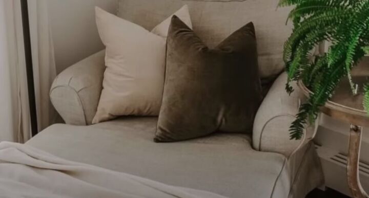 cozy home, Comfy armchair with pillows
