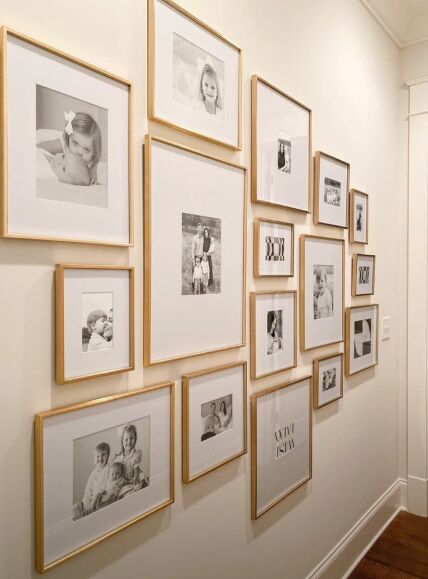 how to make your home unique, Gallery wall with family photos