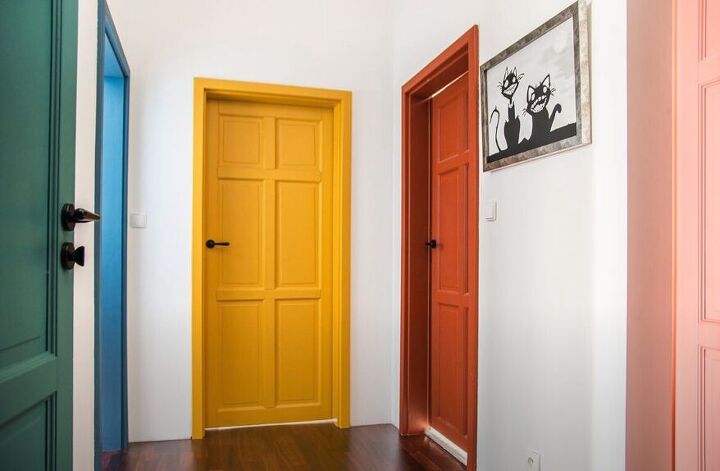 how to make your home unique, Colorful doors