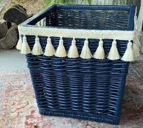 how to style tassels, DIY tassel basket