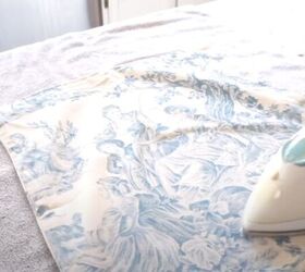 french country decorating ideas for spring, Ironing the pillow cases