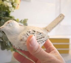 french country decorating ideas for spring, Rustic bird ornament