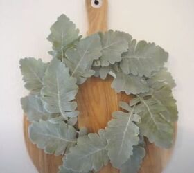 french country decorating ideas for spring, Wreath on a cutting board