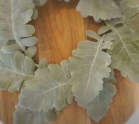french country decorating ideas for spring, Green wreath made of leaves