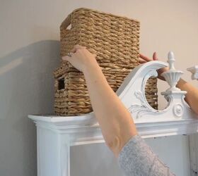 clean and decorate with me, Stacking baskets