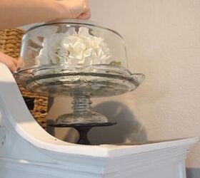 clean and decorate with me, Cake plate on top of a candle holder