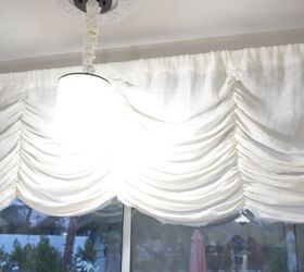 clean and decorate with me, Window valance and chandelier
