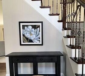 console table styling, Decor above the console table