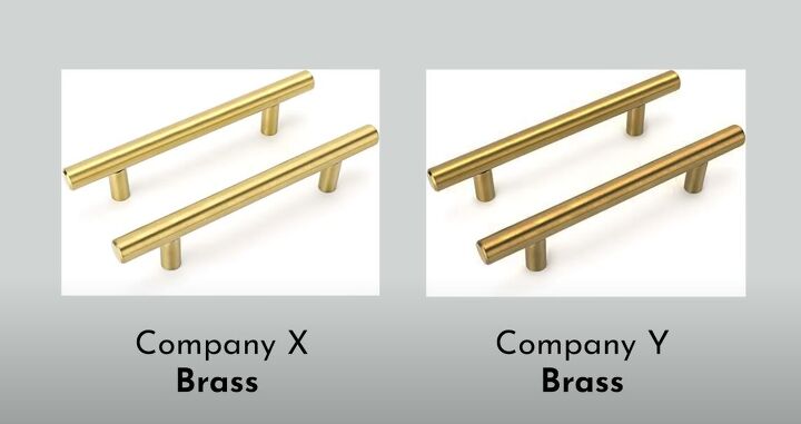 mixing metals, Brass varying from brand to brand