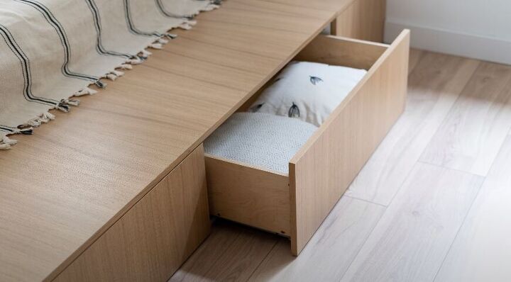 small bedroom design ideas, Under bed storage