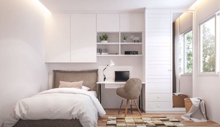 small bedroom design ideas, Floor to ceiling storage