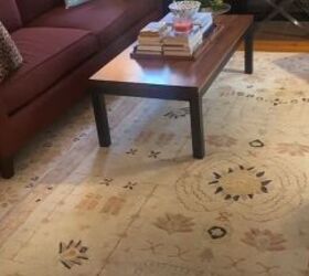 afro boho living room, Safavieh rug from Overstock
