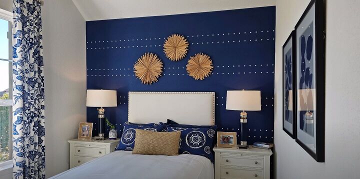 Accent wall in bedroom