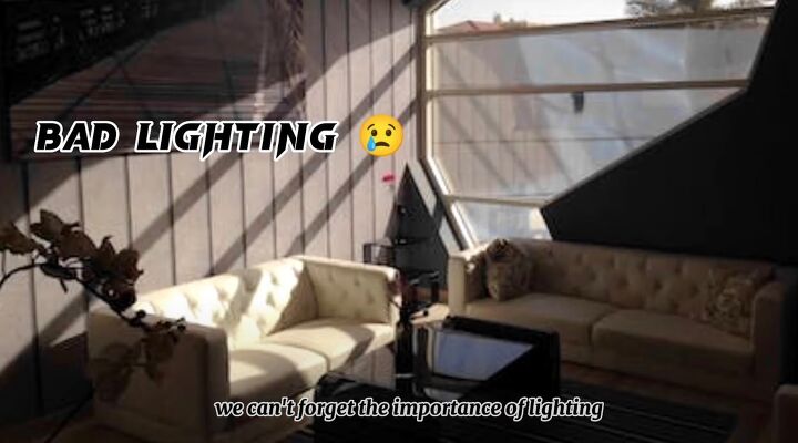 things that make your home look cheap, Bad lighting example
