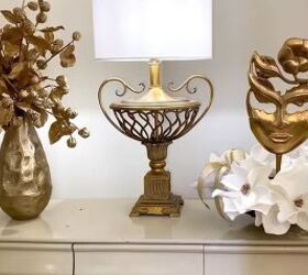 Spring Living Room Ideas: Glam Decor in White & Gold
