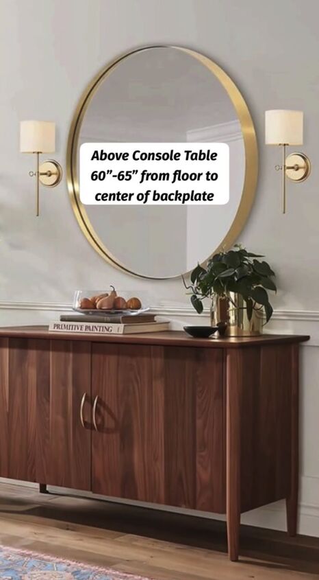 How High to Hang Sconces in Your Home | Redesign