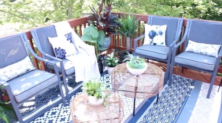 Deck Makeover: Cleaning, Staining, Decor, Furniture & More | Redesign