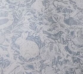 The entire upgrade of this room started with peel-and-stick bunny wallpaper