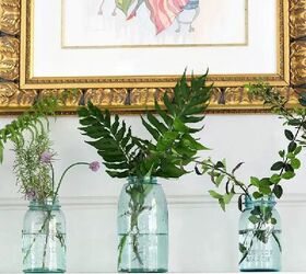 Pretty ways to use green plants in your home
