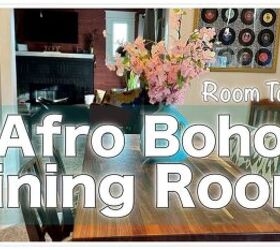Take a Tour of My Afro-Boho Dining Room With Thrifted Decor