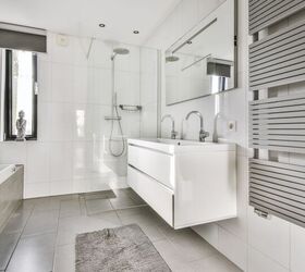 Sleek bathroom design