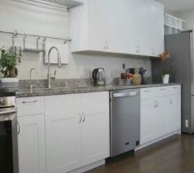 If you have a small kitchen, this is what you should do with your cabinets (love it!)