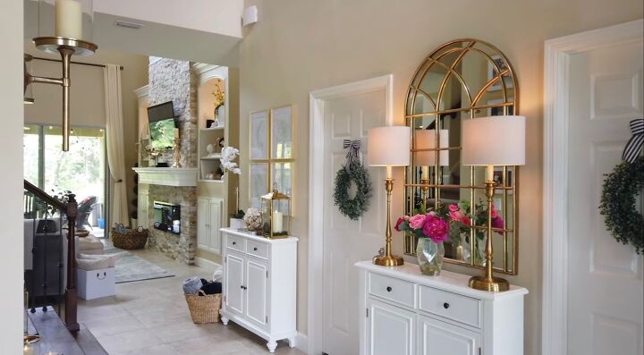 My Front Door & Entryway Makeover With Walmart Items | Redesign