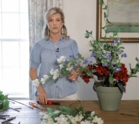 how to style beautiful outdoor planters using artificial flowers