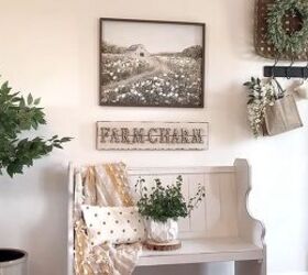 how i decorate my entryway console table for summer