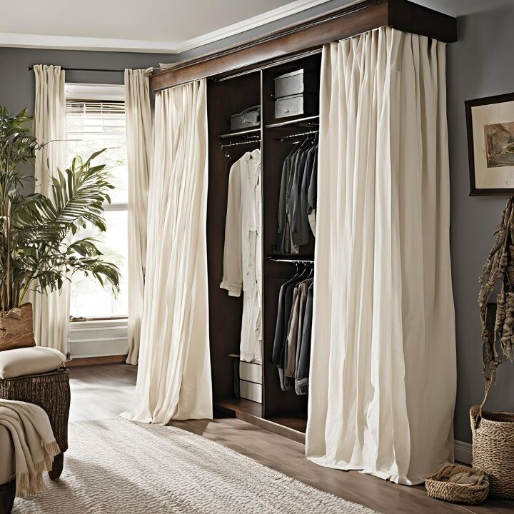 Ditch the Doors & Embrace the Stylish World of Curtain Closets | Redesign